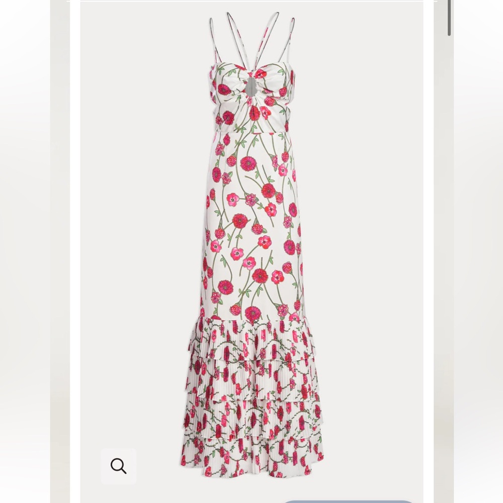AMUR
Isabelle Halter Dress
Dahlia Pink Bouquet Toss